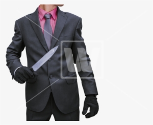 Businessman With Knife Png - Man With Knife Png