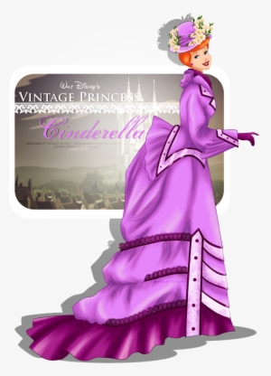 Disney Vintage Princess Clipart Cinderella Belle Rapunzel - Disney Vintage Princess