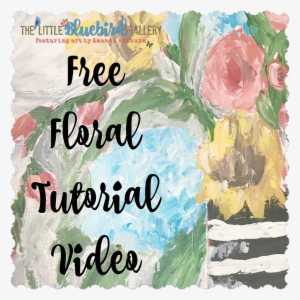 Free Floral Tutorial Video - Watercolor Paint