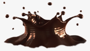 Enjoy Raw Chocolate - Dark Chocolate Splash Png