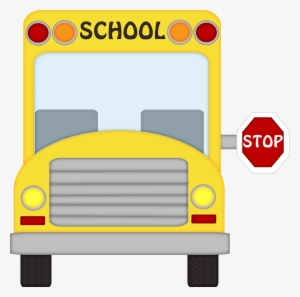 Clip Arts Related To - School Bus Front Png