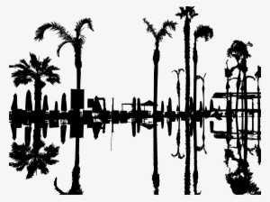 This Free Icons Png Design Of Palm Trees Reflection