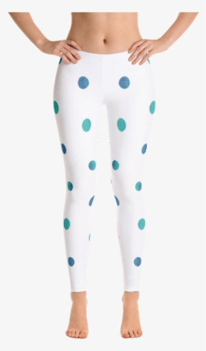 Watercolor Polka Dot Leggings