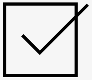 Tick Box With A Check Mark Comments - Check Mark In Box Png