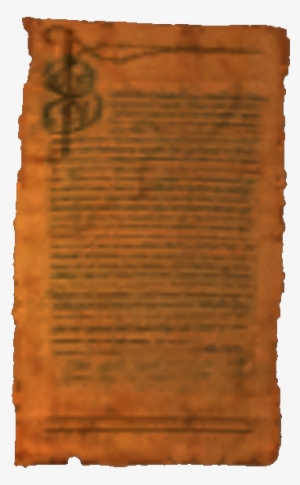 Parchment 01 - The Elder Scrolls Iii: Morrowind