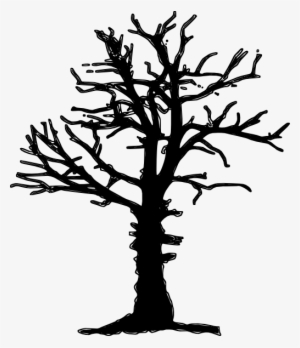 Dead Tree Silhouette Clipart - Dead Tree Silhouette Png