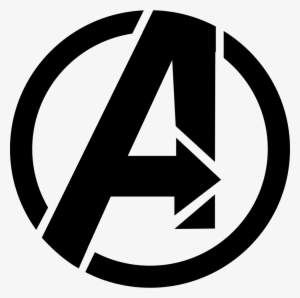 Png File - Avengers Logos Black And White