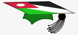 Flag Of Jordan Graduation Hat - Jordan Flag