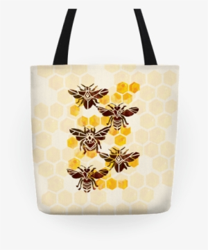 Bee Kingdom Tote - Bee Kingdom Tote Bag: Funny Tote Bag , Nature, Minimalism,