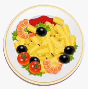 Vector Library Pasta Vector Free Clip Art - Pasta Salad Clipart