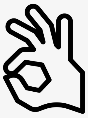 Ok Hand Icon - Finger Symbol