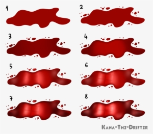 Drawing Blood Step By Step - Blood On Floor Drawing