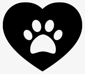 Download Dog Pawprint On A Heart Svg Png Icon Free Download Heart With Paw Print Transparent Png 980x859 Free Download On Nicepng