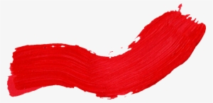 Paint Brush Clipart Transparent - Red Paint Line Png