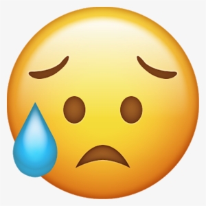 Download Disappointed But Relieved Iphone Emoji Jpg - Emoji Png