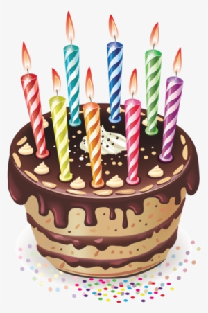 Birthday cake with cream chocolate drips on transparent background PNG -  Similar PNG