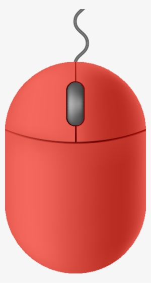 Mouse Icon Red - Red Mouse Vector