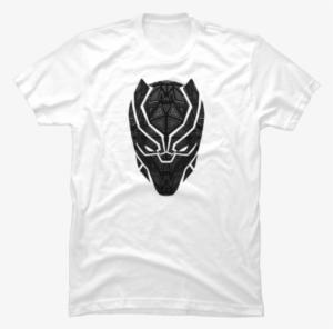 Black Panther Geometric Mask - Black Panther Mask T Shirt
