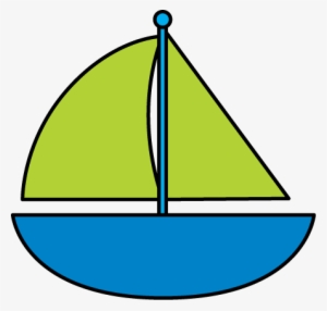 Clip Art Images Blue - Sailboat Clipart