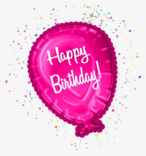 Confetti Clipart Happy Birthday - Happy Birthday, Raindrops On Montauk Daisy Card