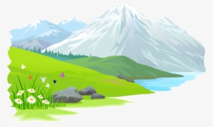 Islamic Banner Png Vector - Cartoon Images Of Hill Station