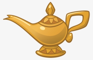 Genie Lamp With Smoke Clipart - Disney Aladdin Lamp
