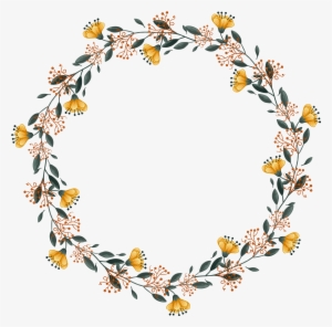 Wreath Transprent Free Download - Vector Circle Wedding Png