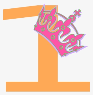 Pink/orange Tiara