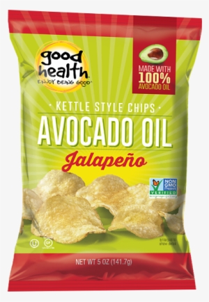 Good Health Gluten Free Avocado Oil Potato Chips - Good Health Jalapeno Avocado Oil Kettle Chips - 5 Oz