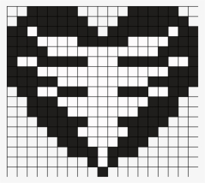 Ribcage Heart Perler Bead Pattern / Bead Sprite - Pixel Art Nba Teams