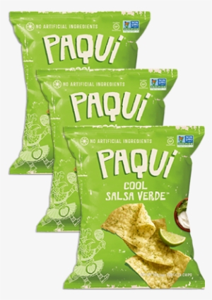 Bag) - Paqui Cool Salsa Verde Tortilla Chips 5.5 Oz Bags -