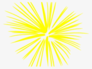 Fireworks Clipart Yellow - Fireworks Clip Art