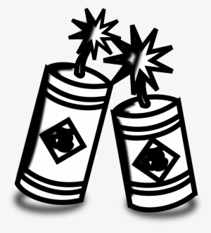 firecracker clipart black and white - crackers images black and white