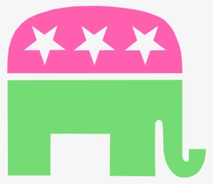 Gop Elephant Transparent Background - Republican Party