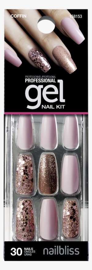 Mermaid's Tale- Gel Nail Kit By Nail Bliss - Gel Nail Ready Set Sparkle Kit Nail Bliss Home. Professional