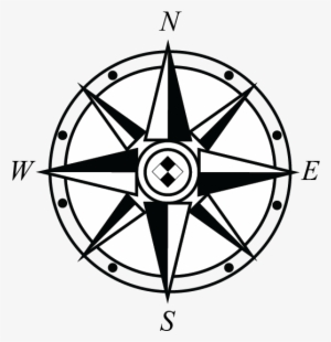 North And Maps Rose - Compass Rose Logo Png