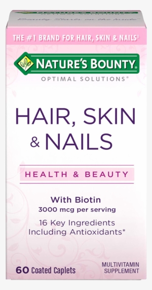 Hair, Skin & Nails - Nature Bounty Prenatal Vitamin