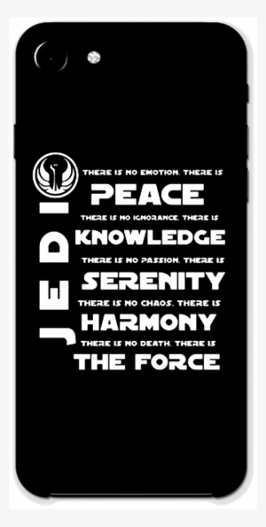 Jedi Code Cell Phone Vector Black And White Download - Nurdtyme Jedi Code Star Wars Decorative Wall Plaque