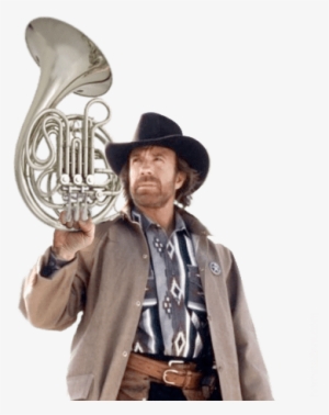 Chuck Norris Texas Ranger French Horn Meme - Walker Texas Ranger Png