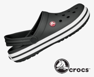 ~crocs Black Crocband Sandal - Crocs With White Bottoms