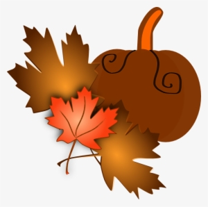 Picture Freeuse Stock Fall Leaves And Pumpkins Clipart - Pumpkins And Leaves Clipart