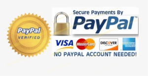 Our Payment Methods - Secure Payment By Paypal Png