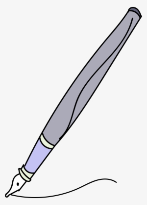 Calligraphy Pen Side View Clipart Png - Calligraphy Pen Clipart
