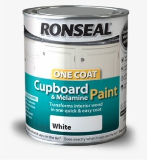Cupboard Paint 750ml - Ronseal Cupboard Paint White