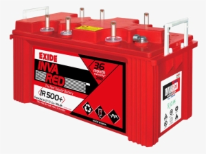 Inverter Battery Png Picture - Exide Ir 500 Plus
