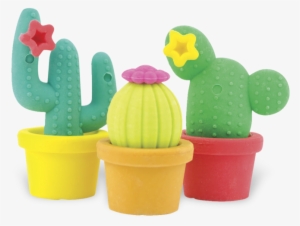 Prickly Pals Cactus Erasers - Prickly Pals Cactus Erasers Set Of 3