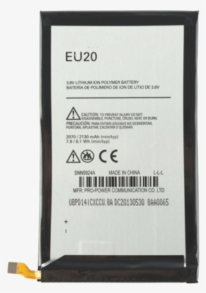 1wh Replacement Phone Battery For Motorola Droid Ultra - Droid Turbo