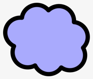 Light Blue Cloud Clip Art - Clipart Light Purple Cloud
