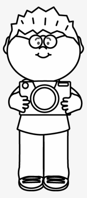 Free Black And White People Outline Clipart - Clipart Black And White