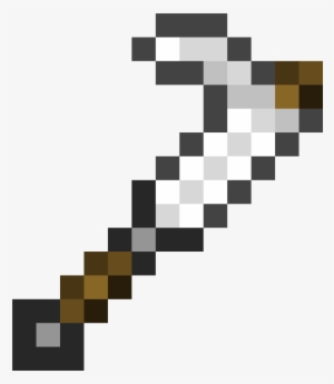 harvester scythe - minecraft iron sword